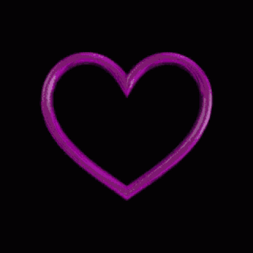 Heart Purple Heart GIF - Heart Purple Heart Glowing - Discover & Share GIFs