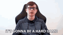 Its Gonna Be A Hard Game Difficult GIF - Its Gonna Be A Hard Game Hard Game Difficult GIFs