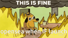 This Is Fine Invisible Friends GIF - This Is Fine Invisible Friends Nft This Is Fine GIFs