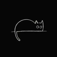 Black Cat Cartoon Cat Black GIF - Black Cat Cartoon Cat Black Tail GIFs