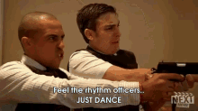 cops just dance dance feel the rhythm officers dance cops