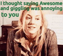 Beth Greene I Thought GIF - Beth Greene I Thought Awesome GIFs