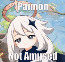 Paimon Genshin Impact GIF - Paimon Genshin Impact Not Funny GIFs