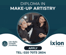 uk skills growth academy makeup artistry course london make up course makeup artist course