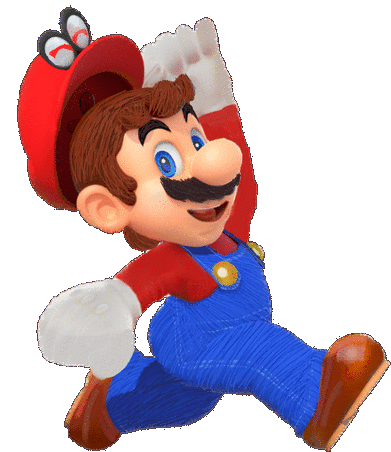 Super Mario Blinking Sticker - Super Mario Blinking Sketch Stickers