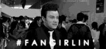 Fan Girling GIF - Glee Chris Colfer Excited GIFs