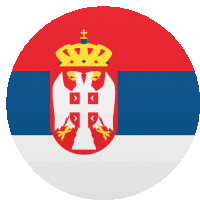 Serbia Flags Sticker - Serbia Flags Joypixels Stickers