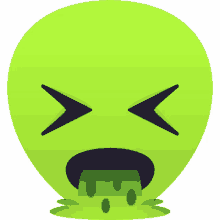 vomit alien joypixels barf yuck