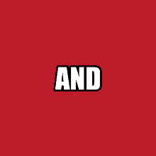 And Letters GIF - And Letters Red GIFs