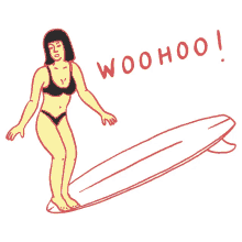 surfboard bikini