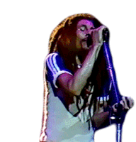 Singing Bob Marley Sticker - Singing Bob Marley Sing Stickers