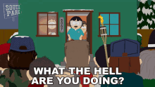 What The Hell Are You Doing Randy Marsh GIF - What The Hell Are You Doing Randy Marsh South Park GIFs