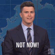 Not Now Saturday Night Live GIF - Not Now Saturday Night Live Not Today GIFs