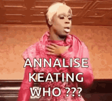 bob the drag queen shocked shook annalise keating who