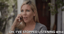Oh Ive Stopped Listening Brianna GIF - Oh Ive Stopped Listening Brianna June Diane Raphael GIFs