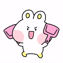 rabbit bunny cute joke gag
