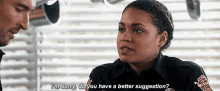 Station19 Vic Hughes GIF - Station19 Vic Hughes Im Sorry Do You Have A Better Suggestion GIFs