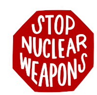 Heysp Stop Nuclear Weapons Sticker - Heysp Stop Nuclear Weapons Nti Stickers
