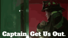 Station19 Andy Herrera GIF - Station19 Andy Herrera Captain Get Us Out GIFs