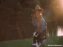 Midget Cowboy GIF - Midget Cowboy Unicycle GIFs