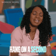 Hang On A Second Sloane GIF - Hang On A Second Sloane Workin Moms GIFs