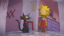 Scared Scream GIF - Scared Scream Lisa Simpsons GIFs