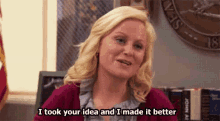 Parks And Rec Leslie Knope GIF - Parks And Rec Leslie Knope Idea GIFs