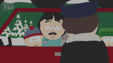 what seems to be the officer problem randy marsh stan marsh south park s9e14