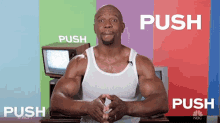 push push it muscles chest terry crews