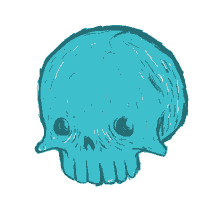 Skull Blue GIF - Skull Blue Eye GIFs