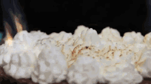 Lighting Up The S'Mores Cheesecake GIF - Smores Cheesecake Dessert Delicious GIFs