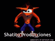 Crash Bandicoot Shatito GIF - Crash Bandicoot Shatito Luizdoro GIFs