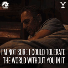 Im Not Sure I Could Tolerate The World Without You In It John Dutton GIF - Im Not Sure I Could Tolerate The World Without You In It John Dutton Kevin Costner GIFs