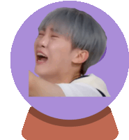 Crystal Ball Seungkwan Sticker - Crystal Ball Cry Seungkwan Stickers