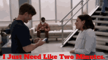 Greys Anatomy Atticus Lincoln GIF - Greys Anatomy Atticus Lincoln I Just Need Like Two Minutes GIFs