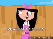 Phineas And Ferb What Cha Doin GIF - Phineas And Ferb What Cha Doin What Are You Doing GIFs