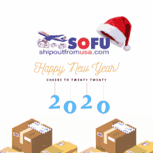 Sofu Ship Out From Usa GIF - Sofu Ship Out From Usa Happy New Year2020 GIFs