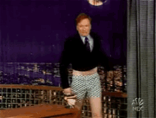 Conan O Brien Boxers GIF - Conan O Brien Boxers No Pants GIFs