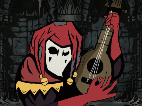 darkest dungeon jester music gif