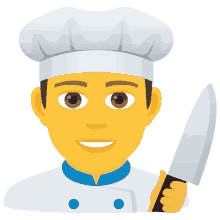 man cook people joypixels chef kitchener
