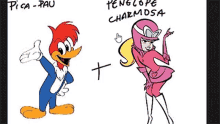 Woody Woodpecker And Penelope Pitstop Lucas Feurschutte GIF - Woody Woodpecker And Penelope Pitstop Lucas Feurschutte Lubatv GIFs