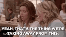 Jessica St Clair Thats The Thing Were Taking Away From This GIF - Jessica St Clair Thats The Thing Were Taking Away From This Playing House GIFs