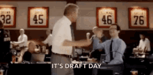 Draft Day Football GIF - Draft Day Football High Five GIFs