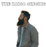 The Radio Singing Jordan Davis Sticker - The Radio Singing Jordan Davis Slow Dance In A Parking Lot Song Stickers