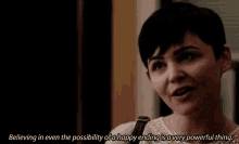 Once Upon A Time Ouat GIF - Once Upon A Time Ouat Believing In Even The Possibility Of A Happy Ending GIFs