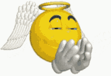 Praying Angel GIF - Praying Angel Emoji GIFs