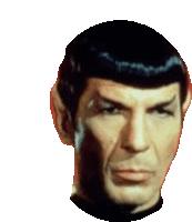 Spock Head Sticker - Spock Head Star Trek Stickers