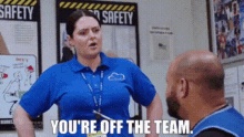 Superstore Dina Fox GIF - Superstore Dina Fox Youre Off The Team GIFs