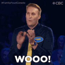 wooo family feud canada lets go lets do this im ready