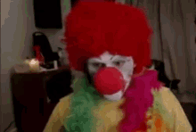 jerma985 clown twitch streamer clown makeup red nose
